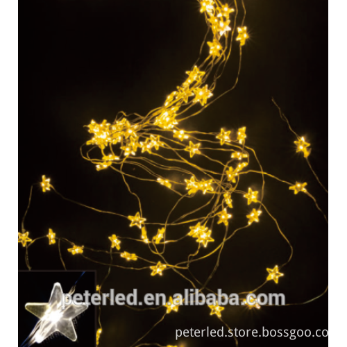 2016 bright and color optional ,outdoor christmas lights,Star shape